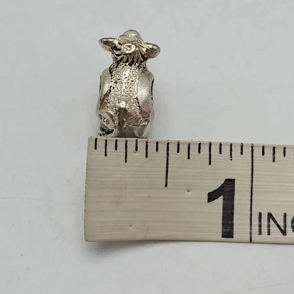 Sterling Silver Ox Cow Bead Charm For European Bracelets Necklace - Picture 4 of 4